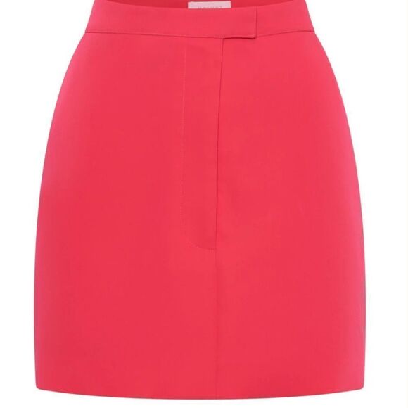 Meshki Crepe Mini Skirt - Raspberry size small - Picture 2 of 4